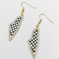 Titanium steel earring Star Moon Israel Lebanon Palestine map Cross Arabic Faith Holy City