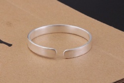 925 Silver bracelet smooth without inlaid bracelet