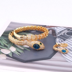 Snake bracelet Bracelet Ring High quality detail super complex simple design smooth inlaid with zircon gold silver rose gold